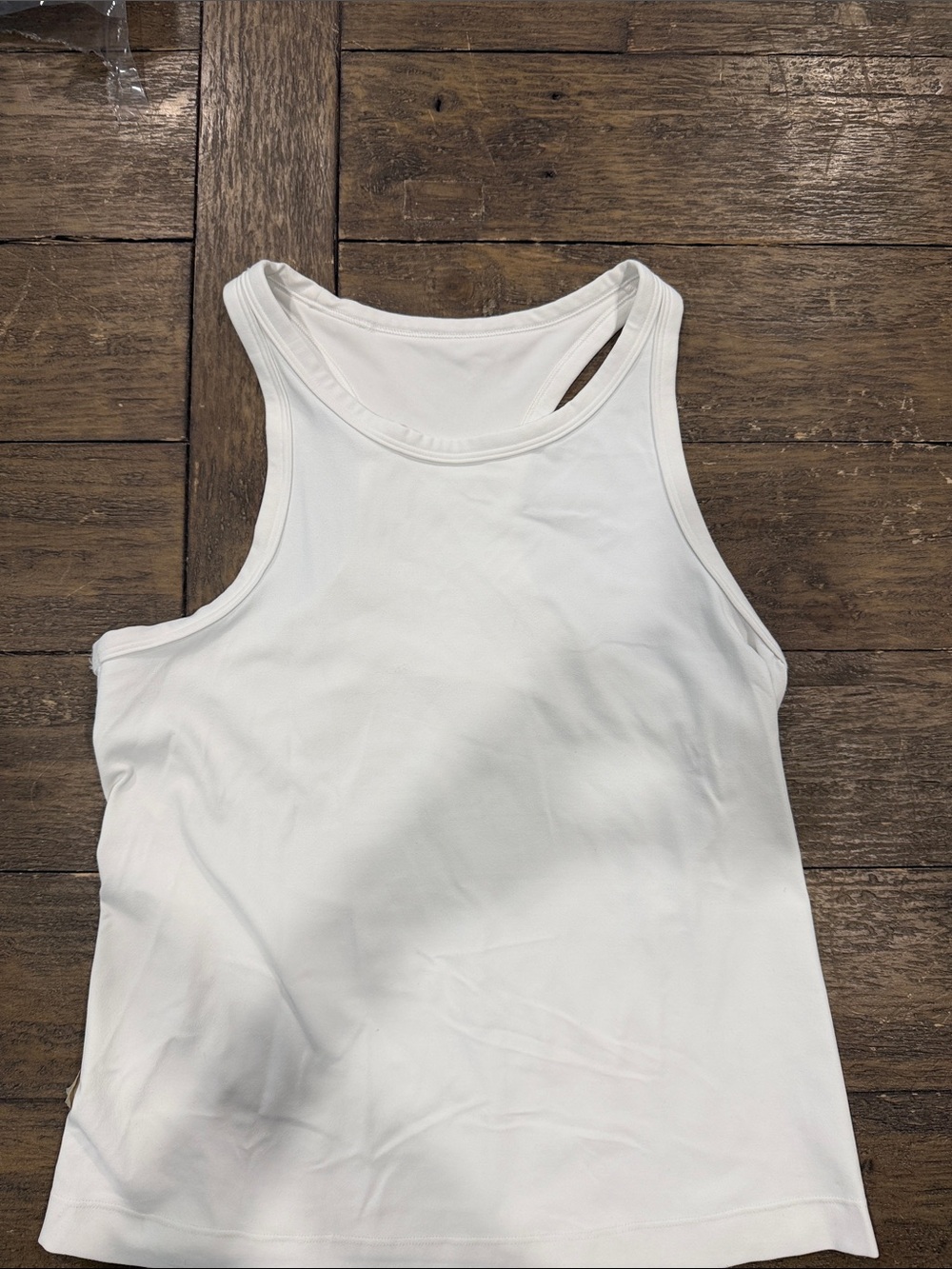 Lululemon Women's White Racerback Tank Top